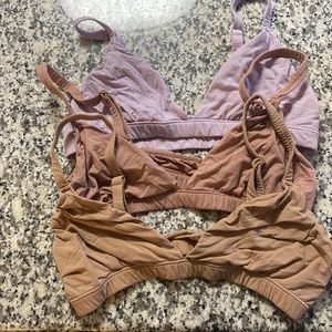 Skims fits everybody triangle bralettes